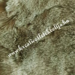 Rövid szőrű műszőr, oliva, 8x160 cm