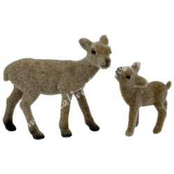 Flokkolt barna őzike gidával, 2 db/csomag