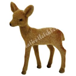 Flokkolt rozsdabarna őz, álló, 10x15 cm