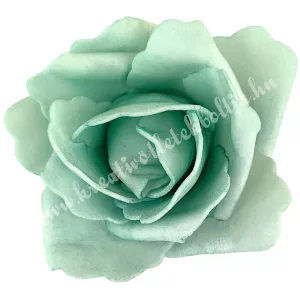 Polifoam rózsa, 6x5 cm, 16. türkiz