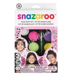 Snazaroo arcfesték készlet - lányoknak, 8x2 ml
