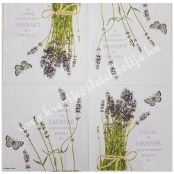 Szalvéta, levendula, 33x33 cm (9)