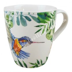 Kerámia csésze, 1,6 dl, kolibris