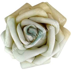 Polifoam rózsa, 6x5 cm, 68. Világosbarna