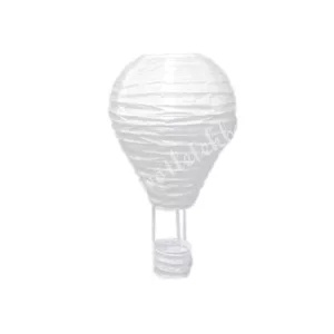 Lampion mécsestartóval, fehér, 40 cm