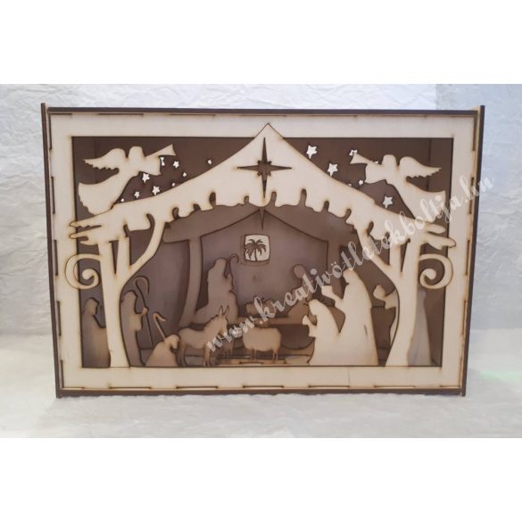 3D dekor doboz Betlehem