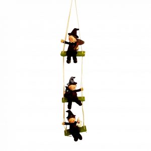 Polyresin, lógó halloween figura, 40 cm
