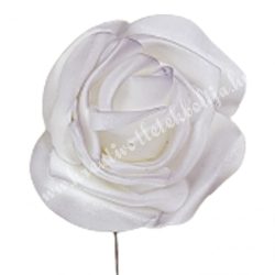 Betűzős polifoam rózsafej, világoslila, 5 cm