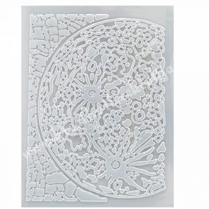 Lágy pvc öntőforma, kozmosz hold, A5