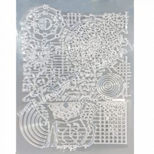 Lágy PVC öntőforma, kozmosz szarvas, A5