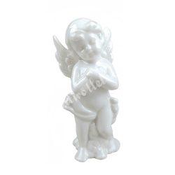 Porcelán angyal, álló, 5,5x12 cm