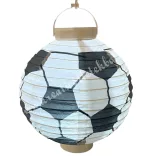 Lampion LED világítással, focilabda, 20 cm