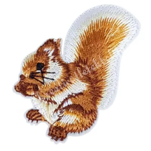 Vasalható matrica, mókus, 5x6,2 cm