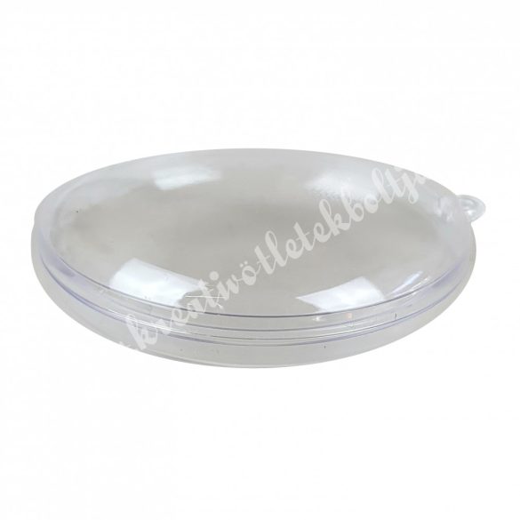 Műanyag medál, kettéosztható, 9 cm