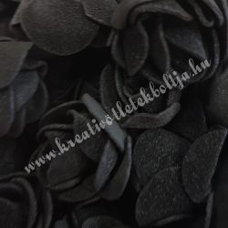 Habrózsa/ polifoam rózsa, fekete, 3 cm, 100db/csomag