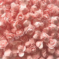 Habrózsa/ polifoam rózsa, puncs, 3 cm, 100 db/csomag