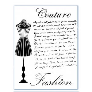Stencil 116., Couture Fashion, A4