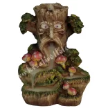 Polyresin vízesés hatású füstölő, mágikus fa, 13x16 cm