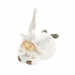 Angyal fehér-ezüst, fekvő