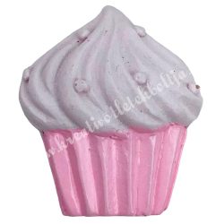 Ragasztható muffin, rózsaszín, 2x2,5 cm