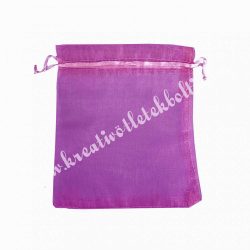 Organzatasak, pink, 8x10 cm