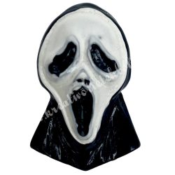 Ragasztható figura, fekete sikoly, 2x3 cm