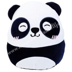 Plüss díszpárna, panda, 19x21 cm