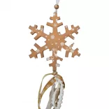 Hópehely ajtódísz, 90 cm