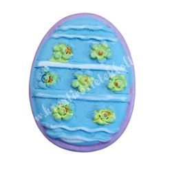 Ragasztható tojás, kék-lila, 2,5x3 cm