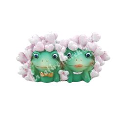 Békapár, szívekkel