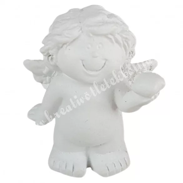 Polyresin puttó csillaggal, 4x5 cm