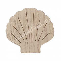 Kagyló fából, 3,3x3 cm