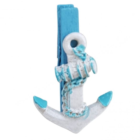 Csipeszes horgony, 3x4,7 cm