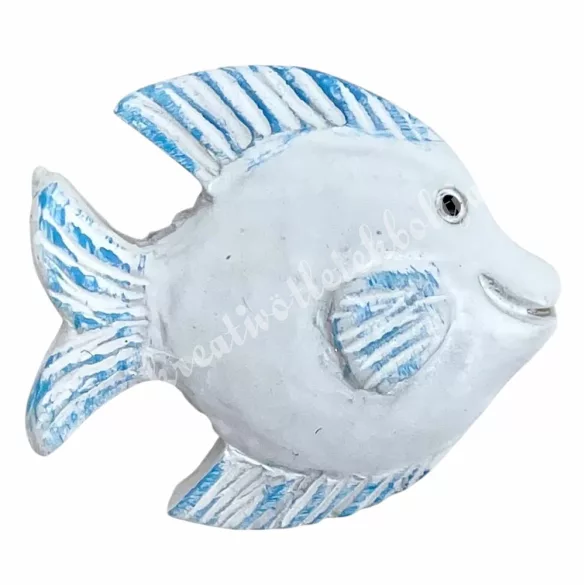 Ragasztható polyresin hal, 2,5x2,3 cm