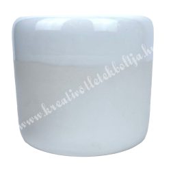 Kerámiakaspó, fehér, 13,5x12,5 cm