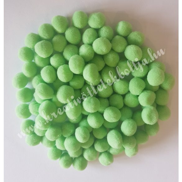 Pompon, almazöld, 1,5 cm
