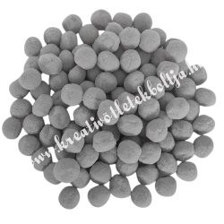 Pompon, szürke, 2 cm