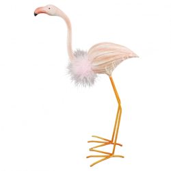Polyesin flamingó, 20x36 cm