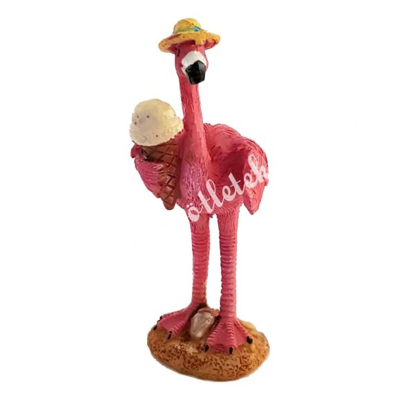 Flamingó fagyival, 3x8,5 cm