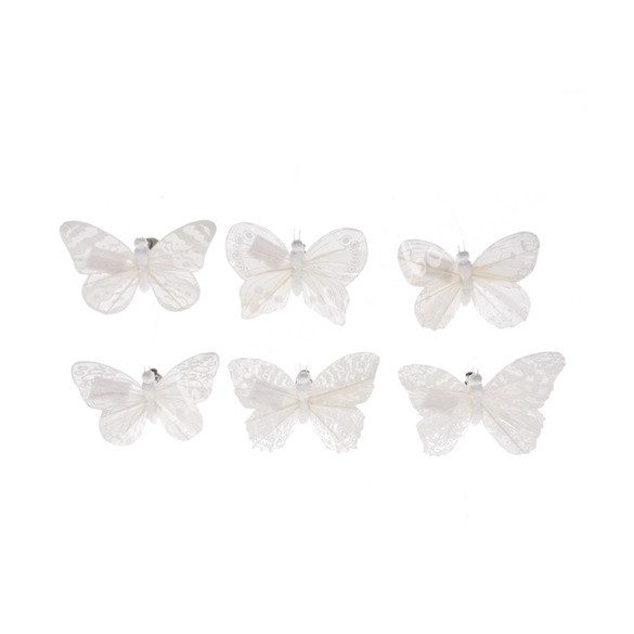 Fehér csipeszes pillangó, nagy