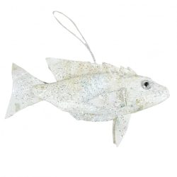 Papír hal, fehér, 16x7,5 cm