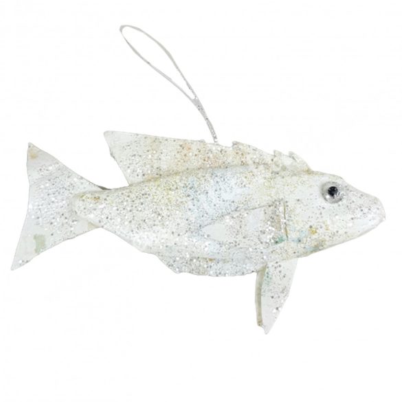 Papír hal, fehér, 16x7,5 cm