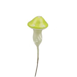 Betűzős hungarocell gomba, zöld, 2 cm