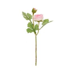 Selyem boglárka, rózsaszín, 30 cm