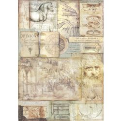 Rizspapír, Leonardo művei, A3 (3046)