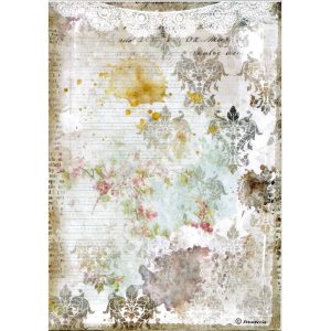 Rizspapír, Romantika - Textúra csipkével, A4 (4556)
