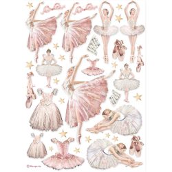 Rizspapír, balerina, A4 (4907)