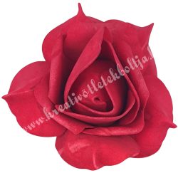 Polifoam rózsafej, 9x6 cm, 1., Piros
