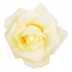 Polifoam rózsa, elefántcsont, 6x5 cm, 39., 