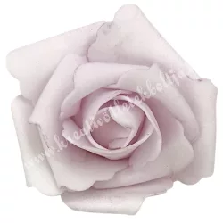 Polifoam rózsa, 6x5 cm, 75., világoslila